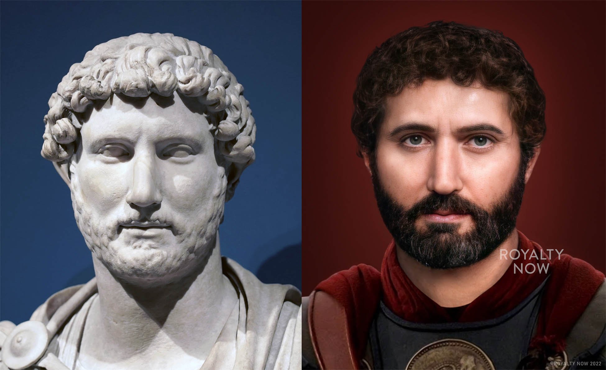 Emperor Hadrian Brought to Life From his Statue