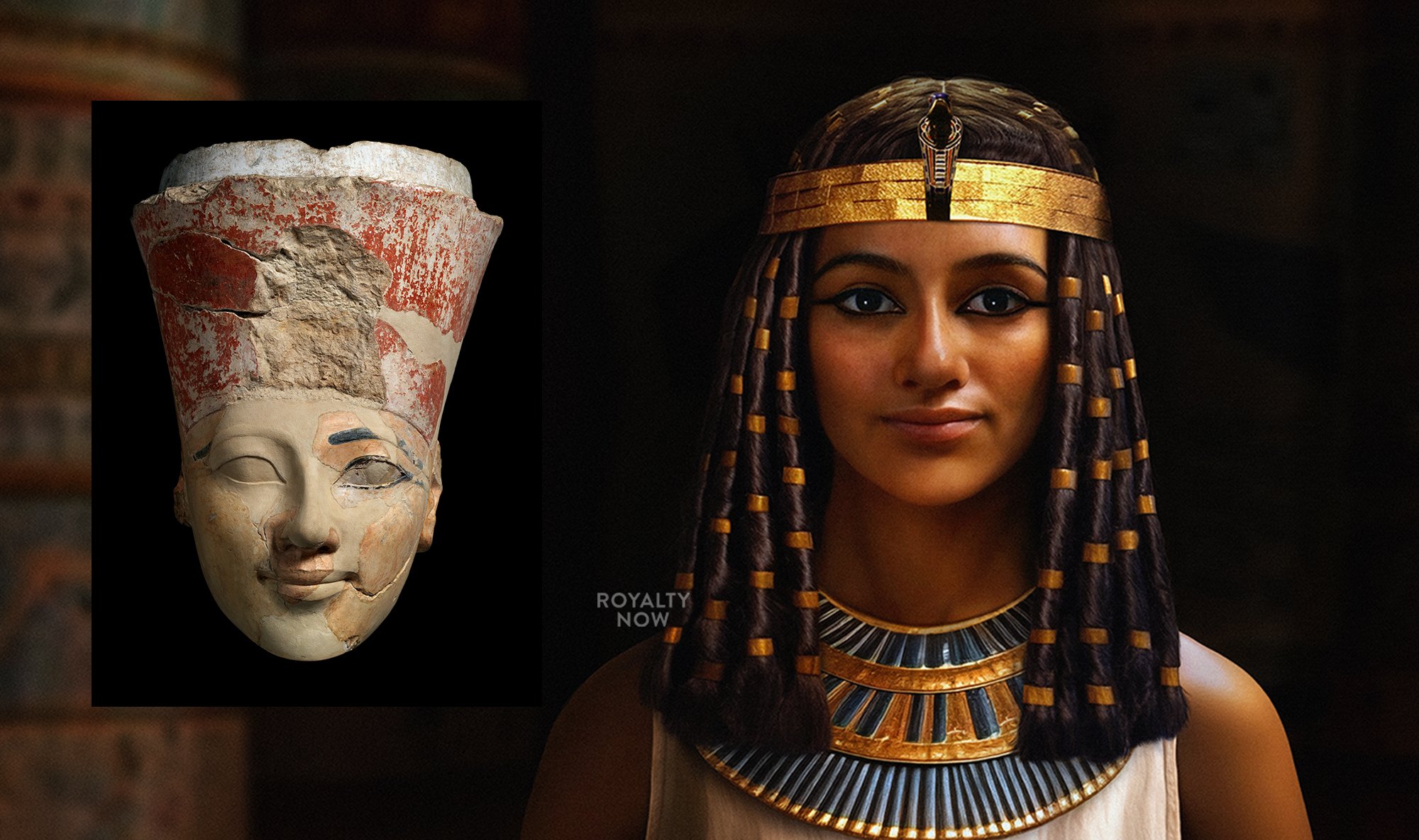 What did the female Pharaoh Hatshepsut look like?